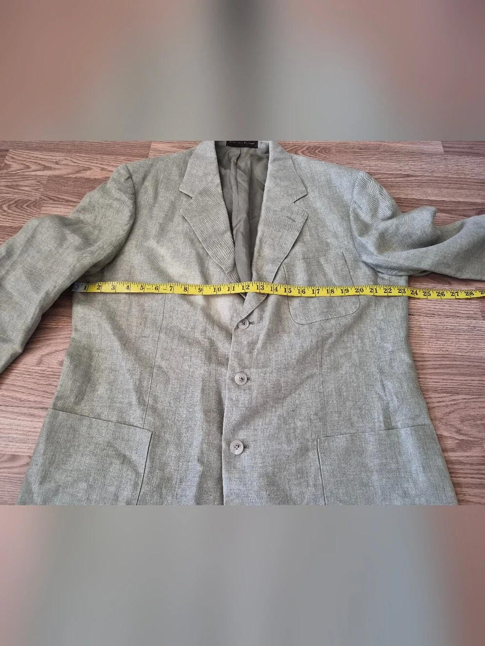 Nordstrom Natural Style Tailored in Portugal Men's Linen Blend 3-Button Blazer